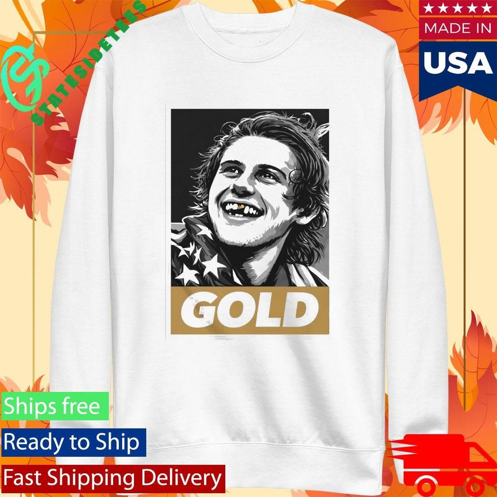 Jack Hughes Olympic Legend Golden Toothless Shirt Unisex , , , Long Sleeve Tee