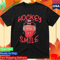 Jack Hughes Team USA Hockey Smile Shirt Unisex , , , Long Sleeve Tee