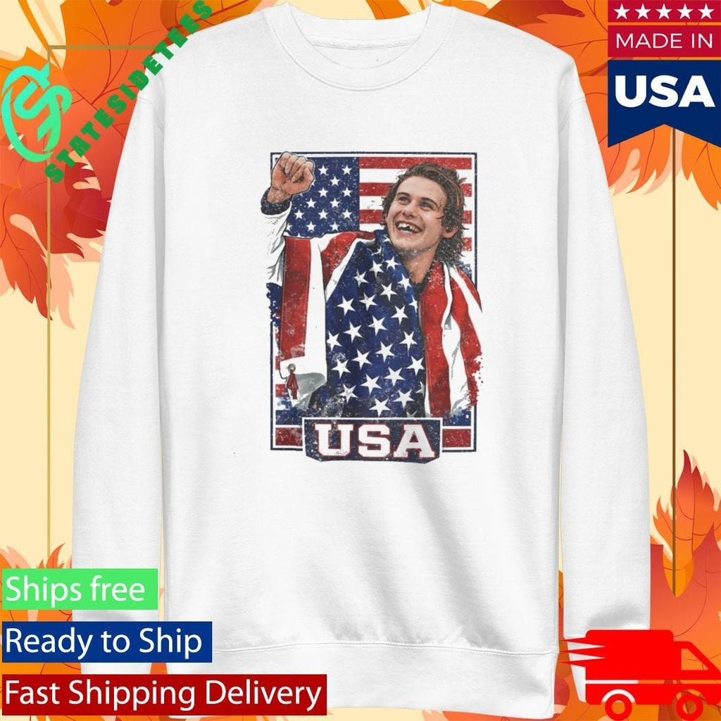 Jack Hughes Team Usa Shirt Unisex , , , Long Sleeve Tee