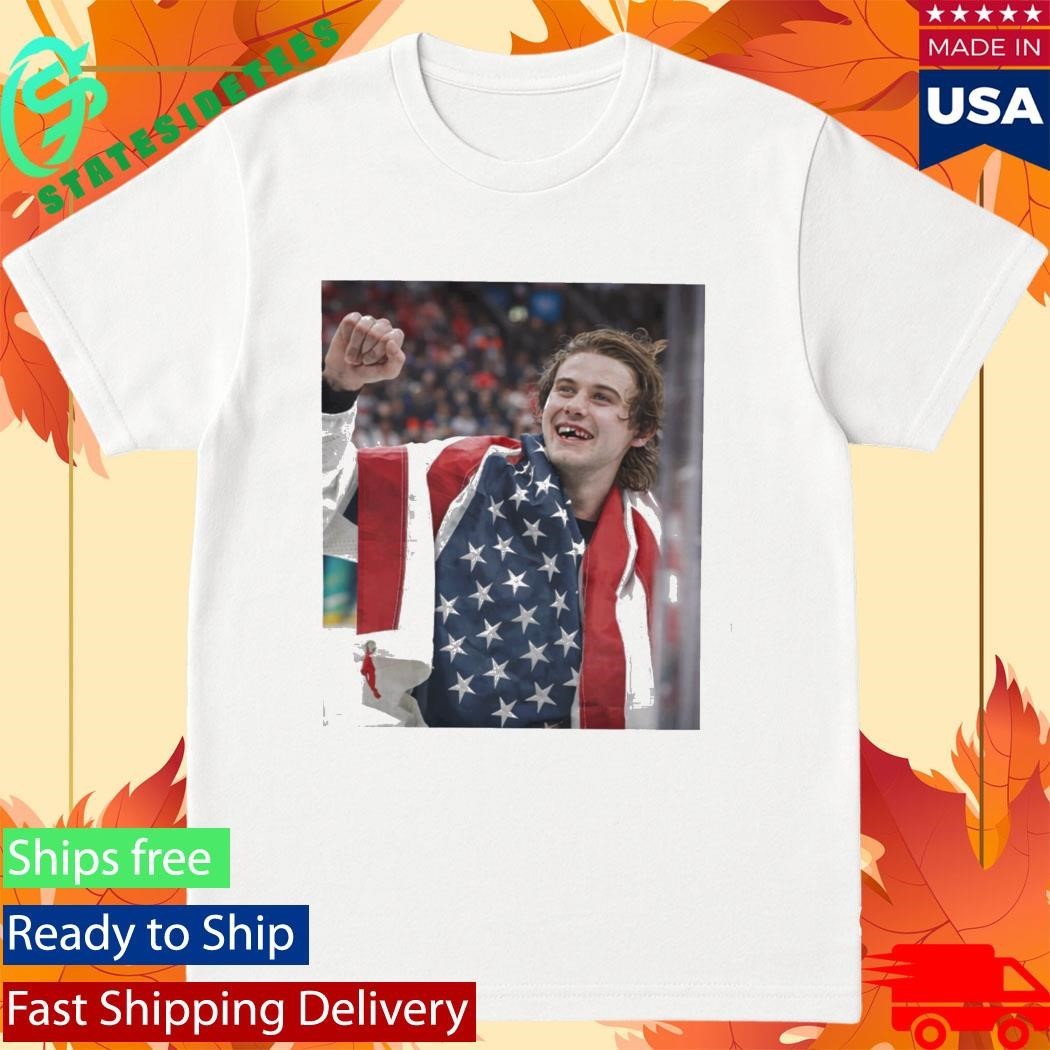 Jack Hughes USA Hockey Lost Teeth Shirt Unisex , , , Long Sleeve Tee