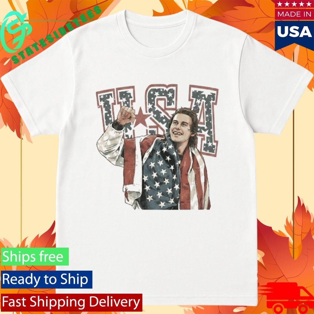 Jack Hughes Usa Gold Hockey 2026 Shirt Unisex , , , Long Sleeve Tee