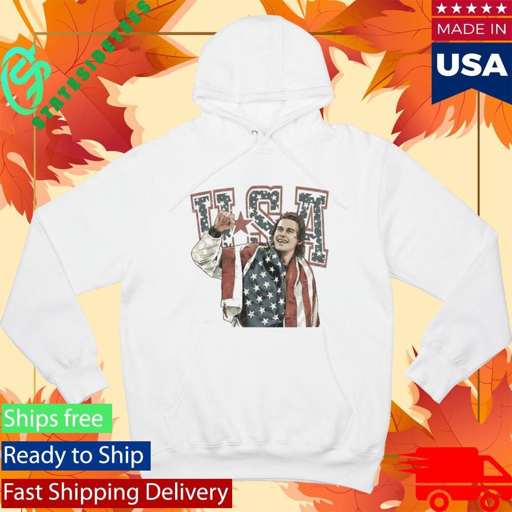 Jack Hughes Usa Gold Hockey 2026 Shirt Unisex , , , Long Sleeve Tee