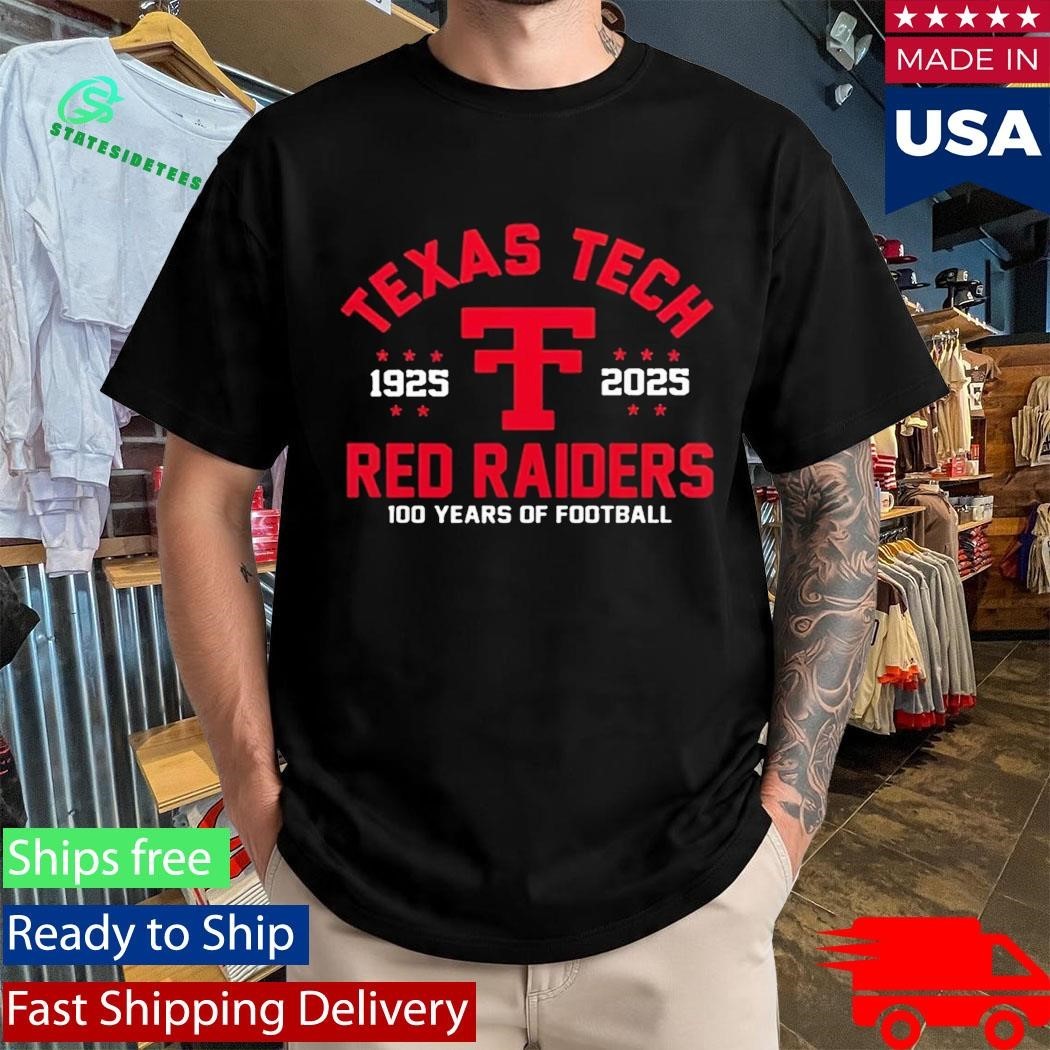 Jacob Rodriguez Red Raiders 100 Years Of Football 1925 2025 Shirt Unisex , , , Long Sleeve Tee