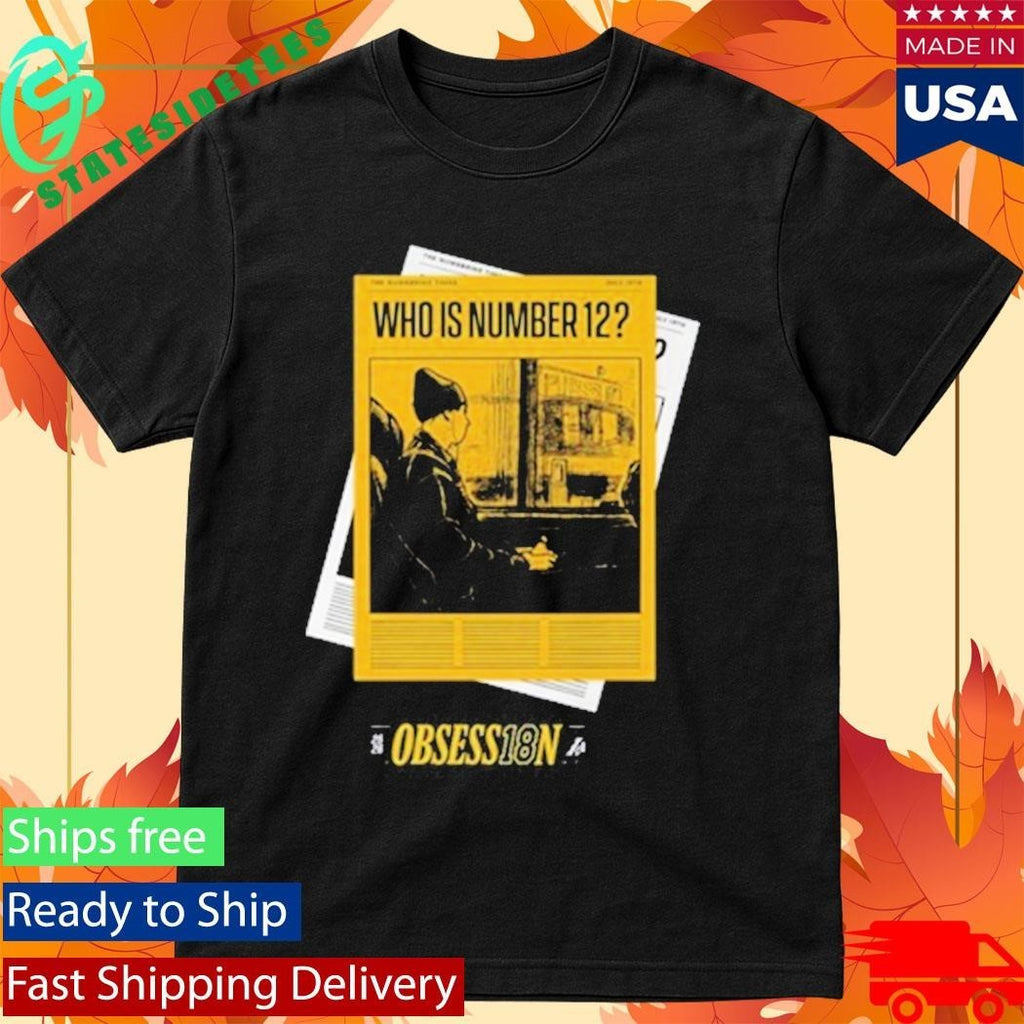 Jake Laravia Who Is Number 12 Obsess18n La Shirt Unisex , , , Long Sleeve Tee