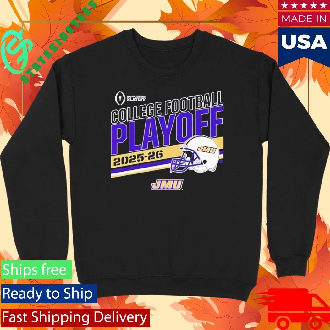 James Madison University College Football Playoff 2025 Shirt Unisex , , , Long Sleeve Tee