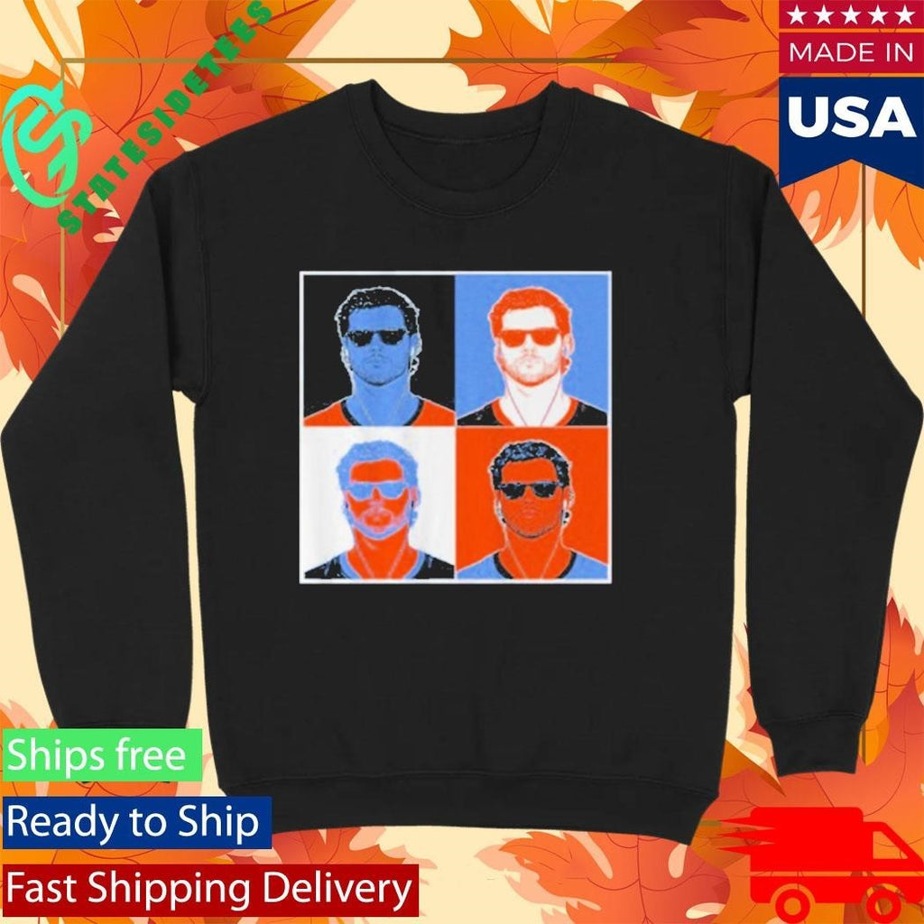 Jarrett Stidham Pop Art Shirt Unisex , , , Long Sleeve Tee