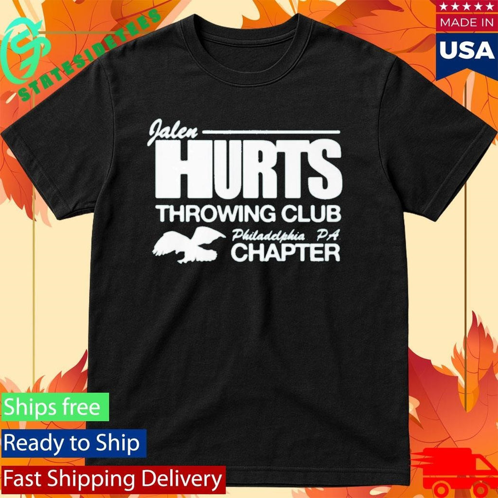 Jason Kelce Jalen Hurts Throwing Club Philadelphia PA Chapter Shirt Unisex , , , Long Sleeve Tee