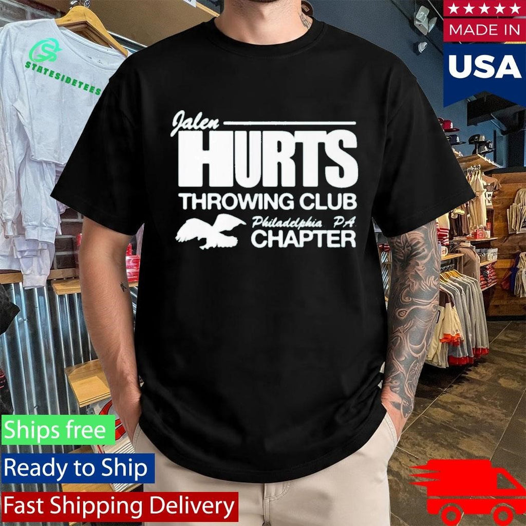 Jason Kelce Jalen Hurts Throwing Club Philadelphia PA Chapter Shirt Unisex , , , Long Sleeve Tee
