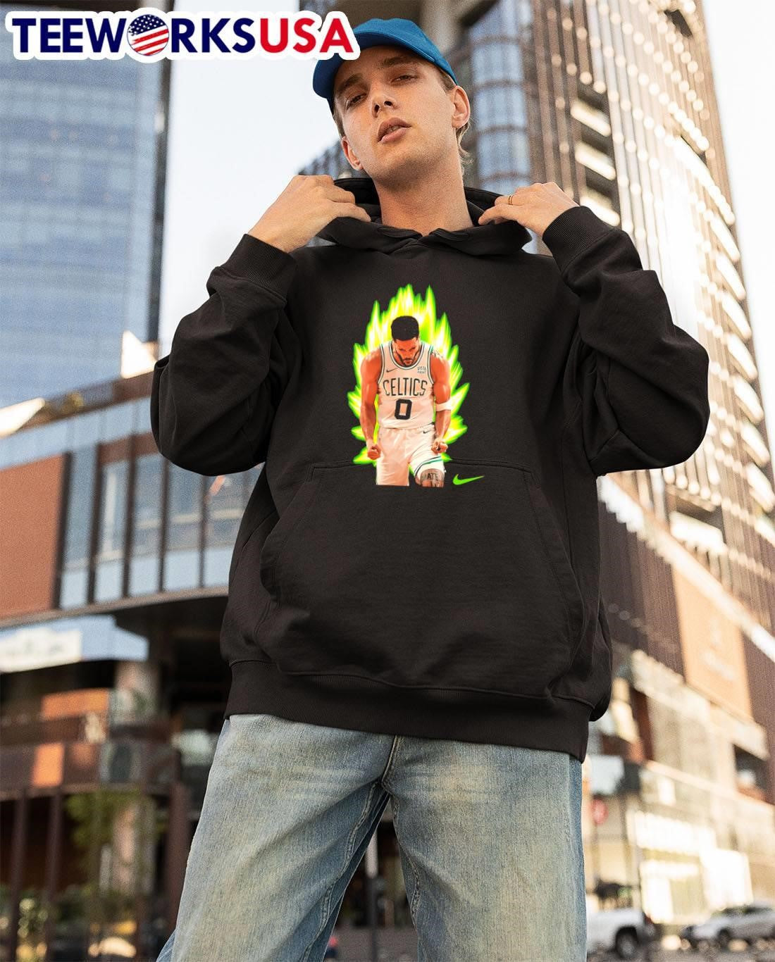 Jayson Tatum Power Up Celtics T-Shirt