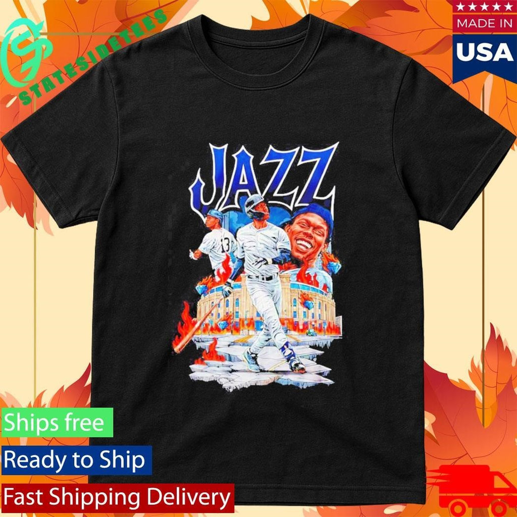Jazz Chisholm Jr 13 Of New York Yankees Blazing Graphic Shirt Unisex , , , Long Sleeve Tee