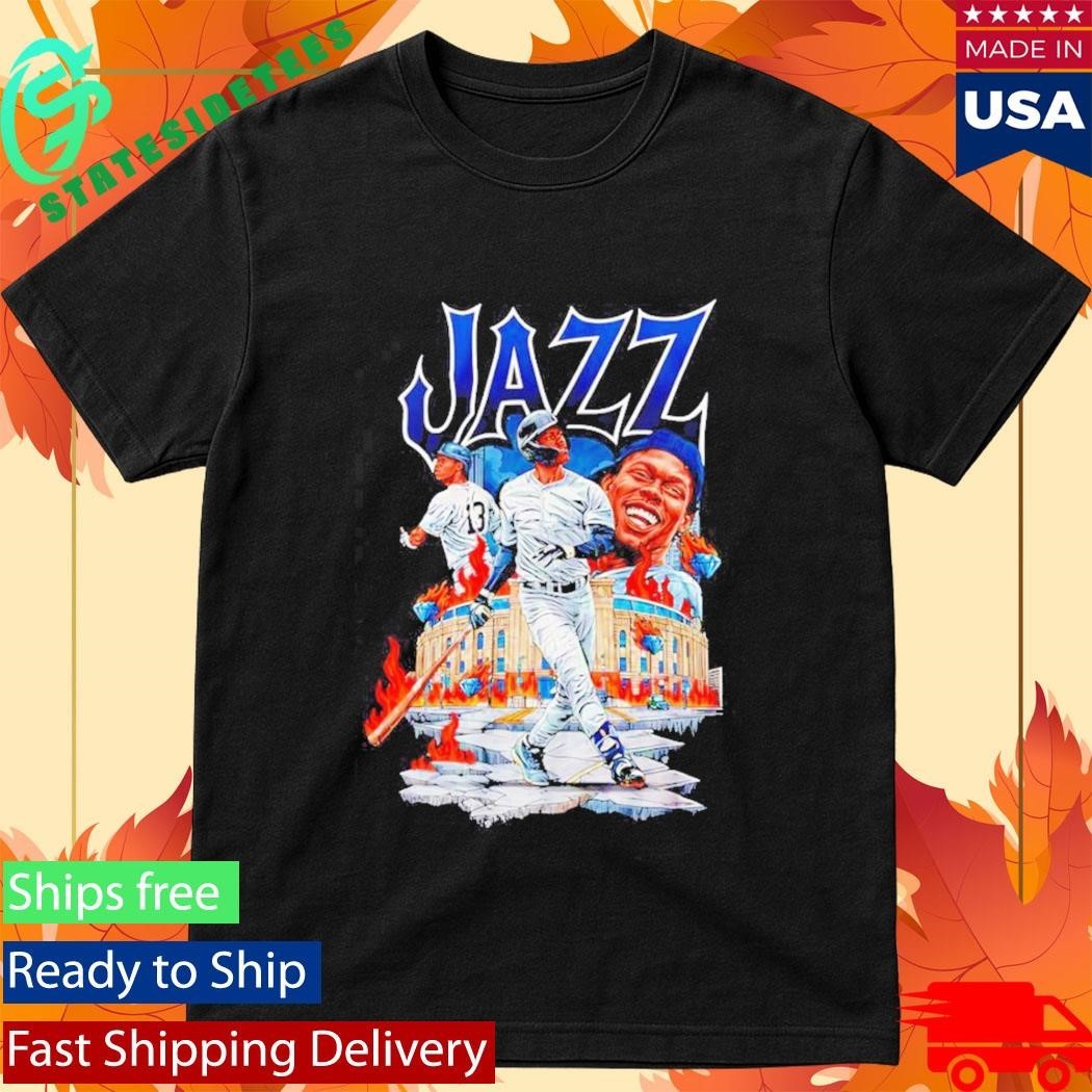 Jazz Chisholm Jr 13 Of New York Yankees Blazing Graphic Shirt Unisex , , , Long Sleeve Tee