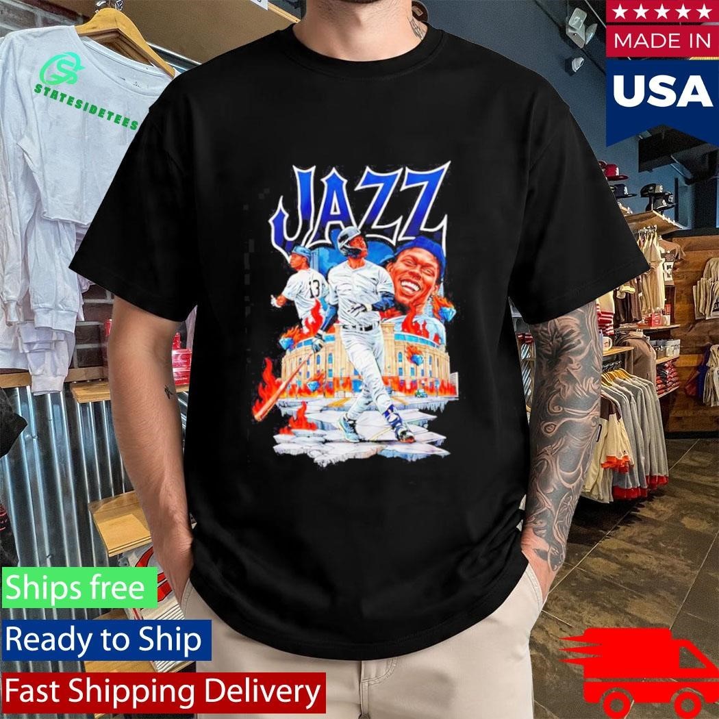 Jazz Chisholm Jr 13 Of New York Yankees Blazing Graphic Shirt Unisex , , , Long Sleeve Tee