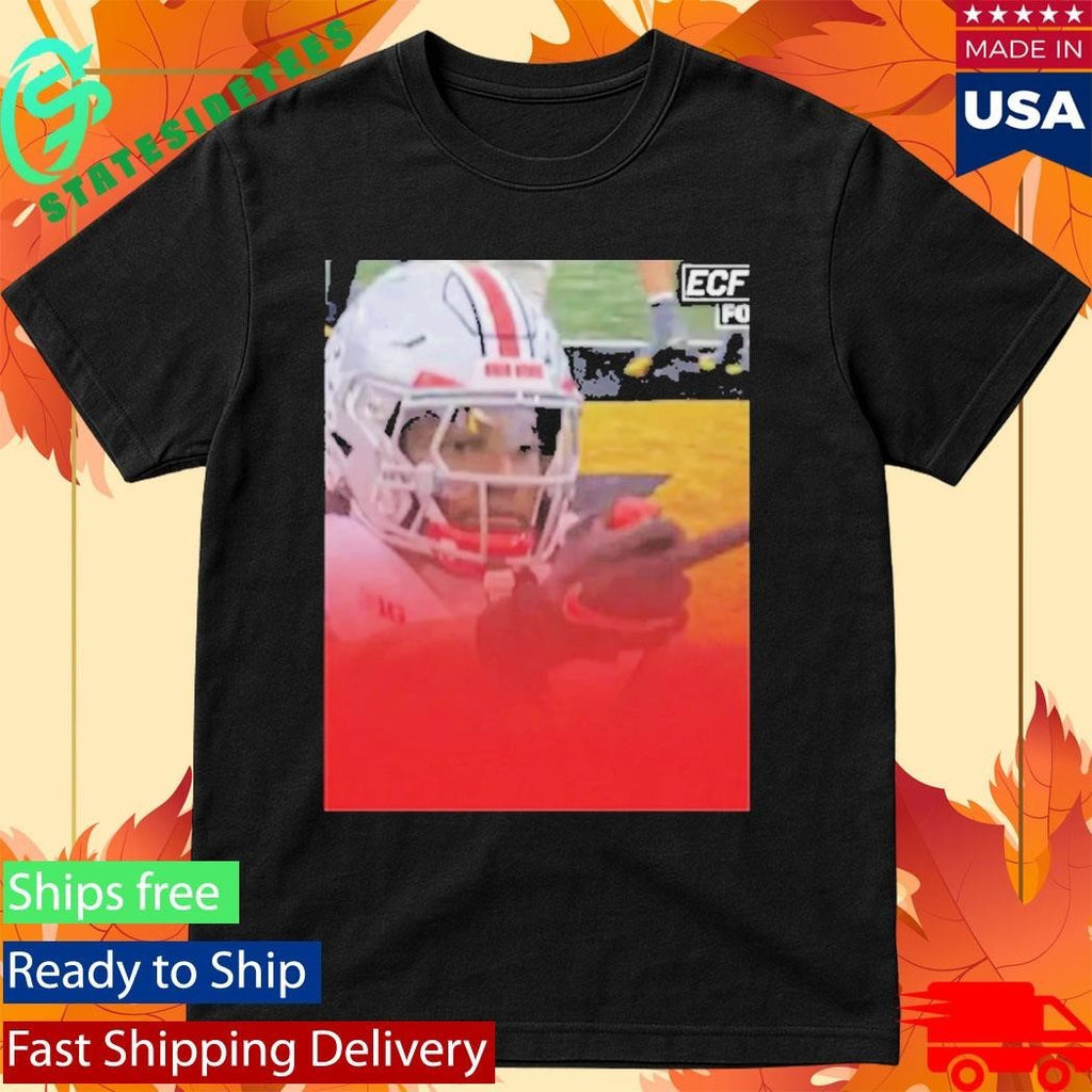 Jeremiah Smith Flips Off Michigan Fans Shirt Unisex , , , Long Sleeve Tee