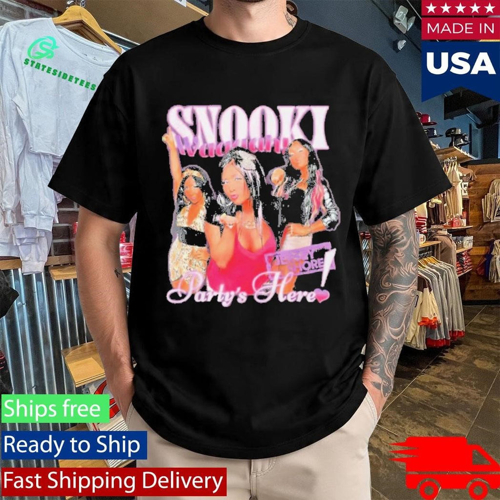 Jersey Shore Party’s Here Snooki Shirt Unisex , , , Long Sleeve Tee