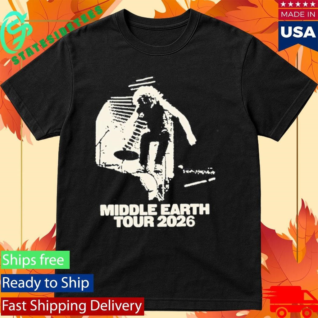 Jesse Welles Middle Earth Tour 2026 Shirt Unisex , , , Long Sleeve Tee