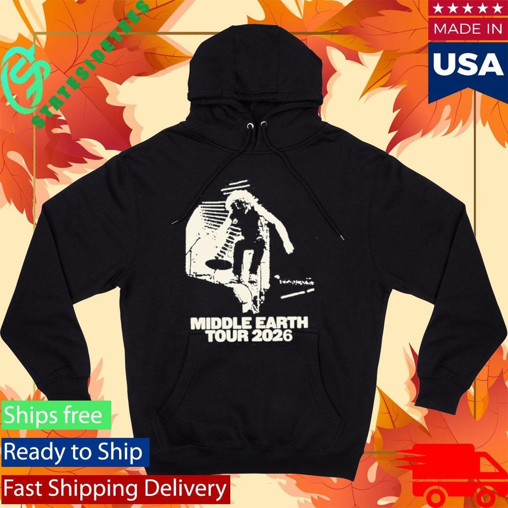 Jesse Welles Middle Earth Tour 2026 Shirt Unisex , , , Long Sleeve Tee