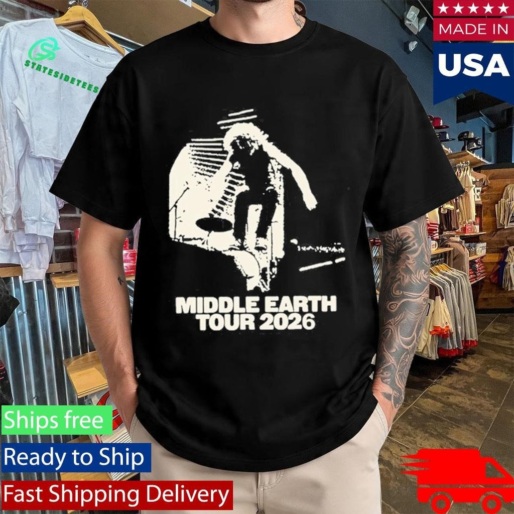 Jesse Welles Middle Earth Tour 2026 Shirt Unisex , , , Long Sleeve Tee