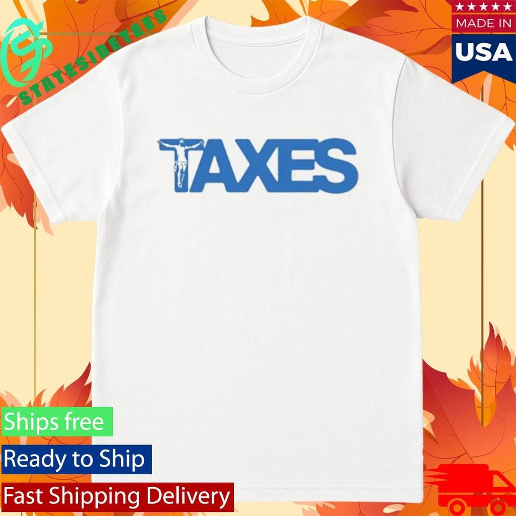 Jesus on the Cross Taxes Unisex , , , Long Sleeve Tee