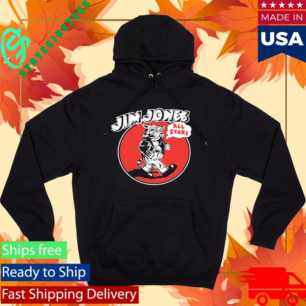 Jim Jones All Stars Greaser Cat Unisex , , , Long Sleeve Tee
