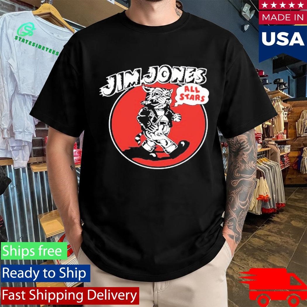 Jim Jones All Stars Greaser Cat Unisex , , , Long Sleeve Tee