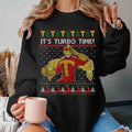 Jingle All Way Ugly Turbo Man 'S Turbo Time Ugly Shirt Family Xmas T-Shirts