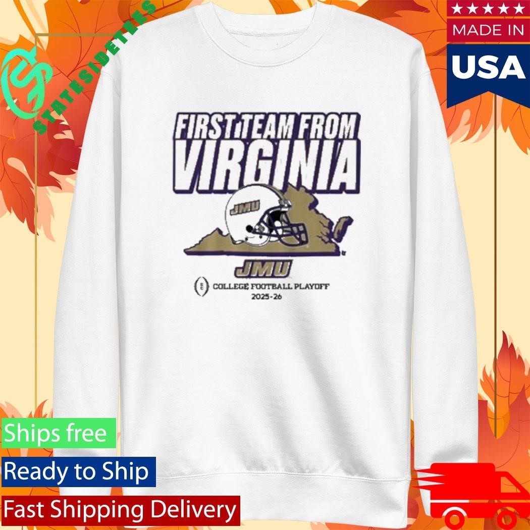 Jmu Football Cfp’s First Team From Virginia Shirt Unisex , , , Long Sleeve Tee