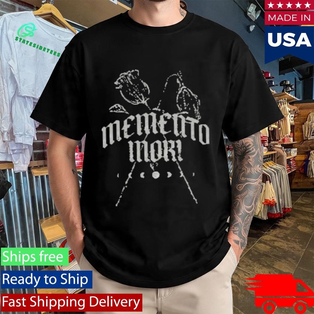 Joe Bartolozzi Memento Mori Goth Rose Shirt Unisex , , , Long Sleeve Tee