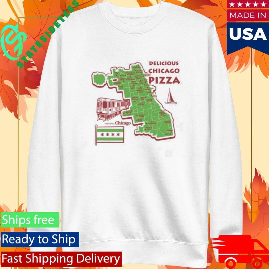 Joey Swoll Delicious Chicago Pizza Shirt Unisex , , , Long Sleeve Tee