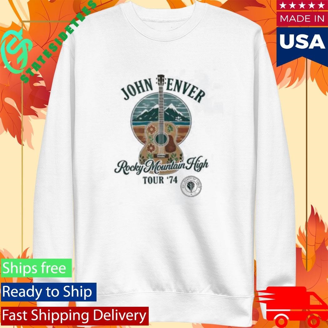 John Denver Rocky Mountain High Tour 74 Shirt Unisex , , , Long Sleeve Tee
