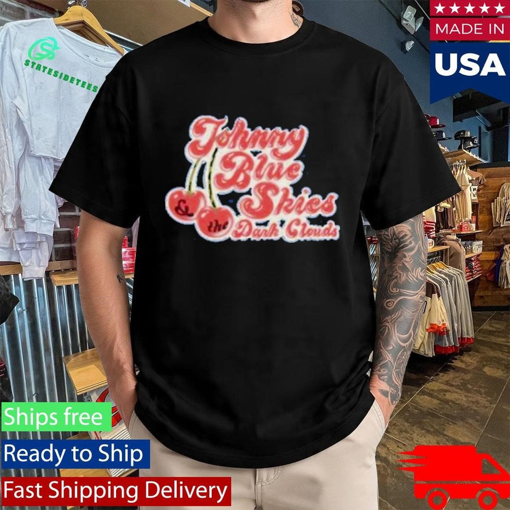 Johnny Blue Skies Dark Clouds Very Cherry Shirt Unisex , , , Long Sleeve Tee