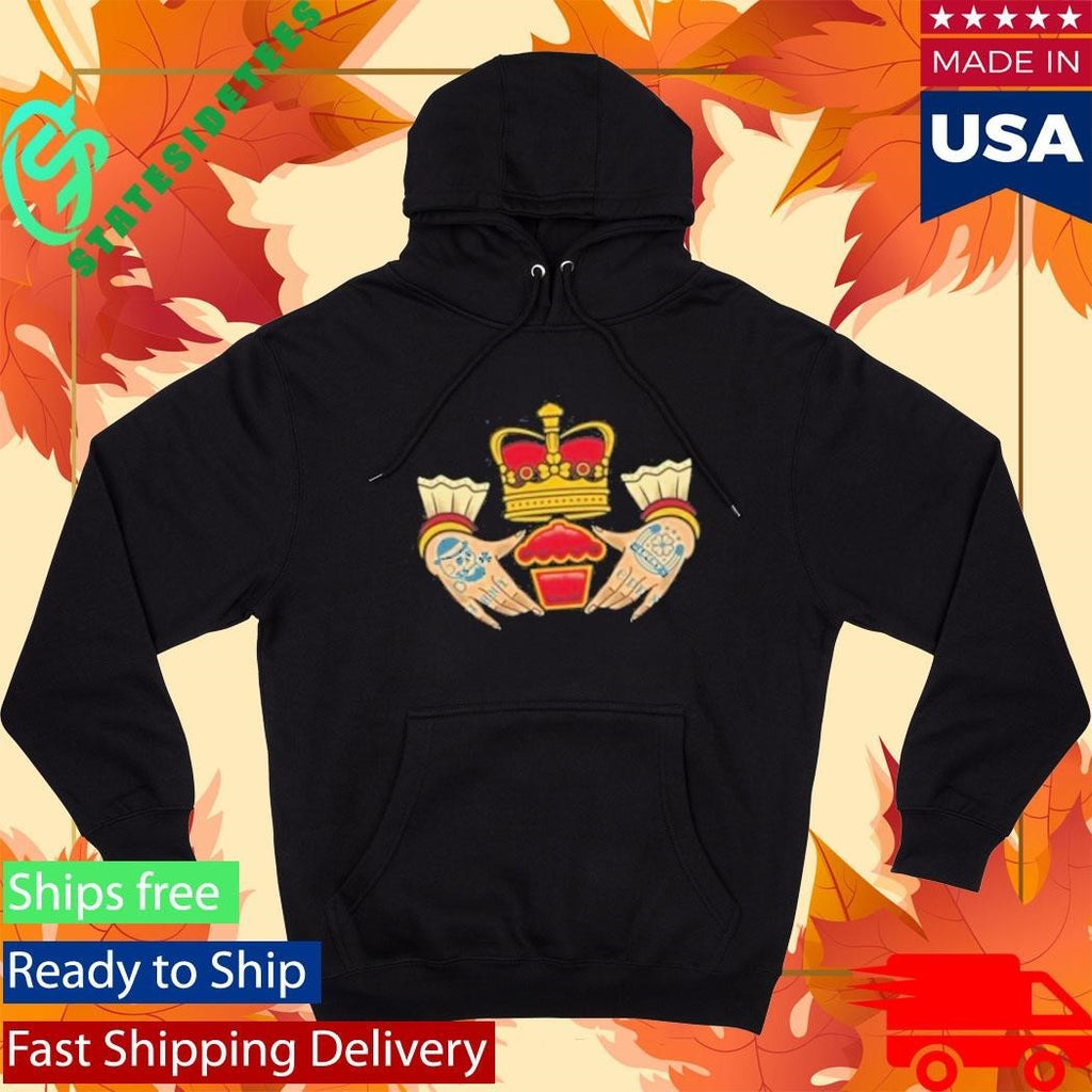 Johnny Cupcakes Men’s Claddagh Cakes Shirt Unisex , , , Long Sleeve Tee