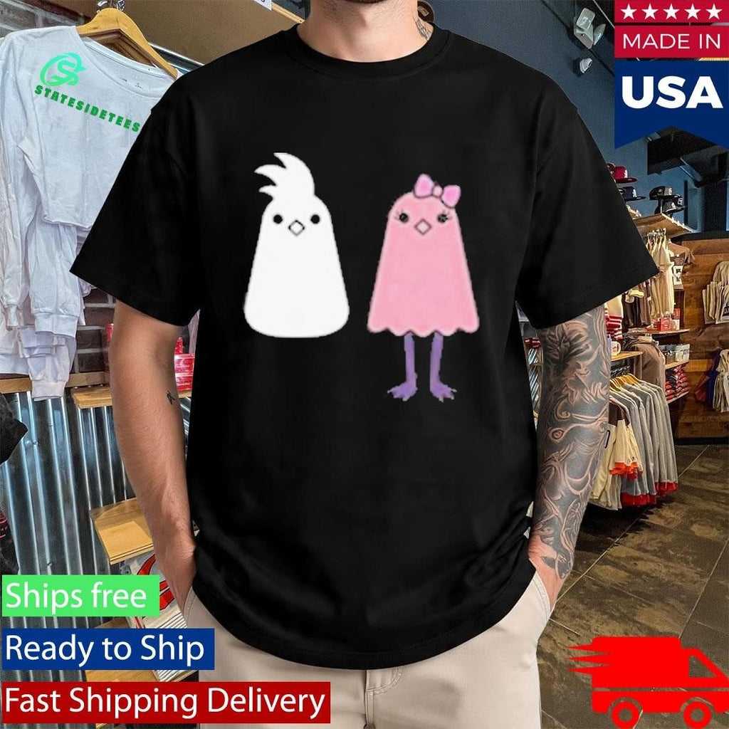 Johnwowcool Just Two Birds Shirt Unisex , , , Long Sleeve Tee