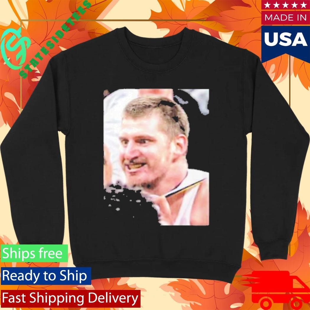Jokic Fights Okc After Lu Dort Fouls Him Shirt Unisex , , , Long Sleeve Tee