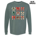 Jolly Bow Collage Long Sleeve Comfort Colors 'NLB' T-Shirts