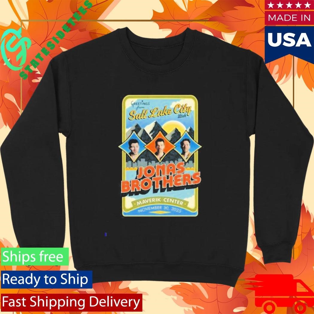 Jonas Brothers Greetings From Salt Lake City Utah Shirt Unisex , , , Long Sleeve Tee
