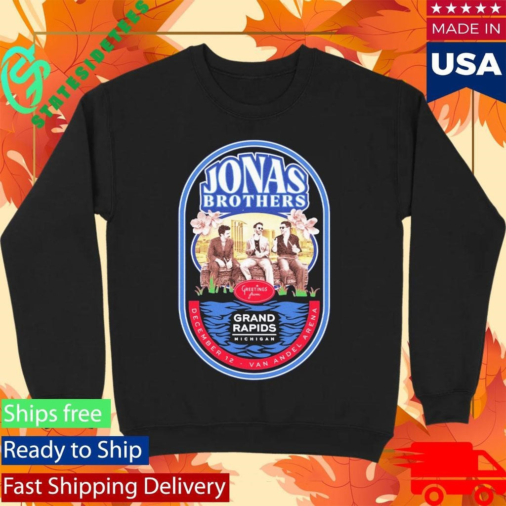 Jonas Brothers Greetings From Your Hometown Grand Rapids Mi Shirt Unisex , , , Long Sleeve Tee