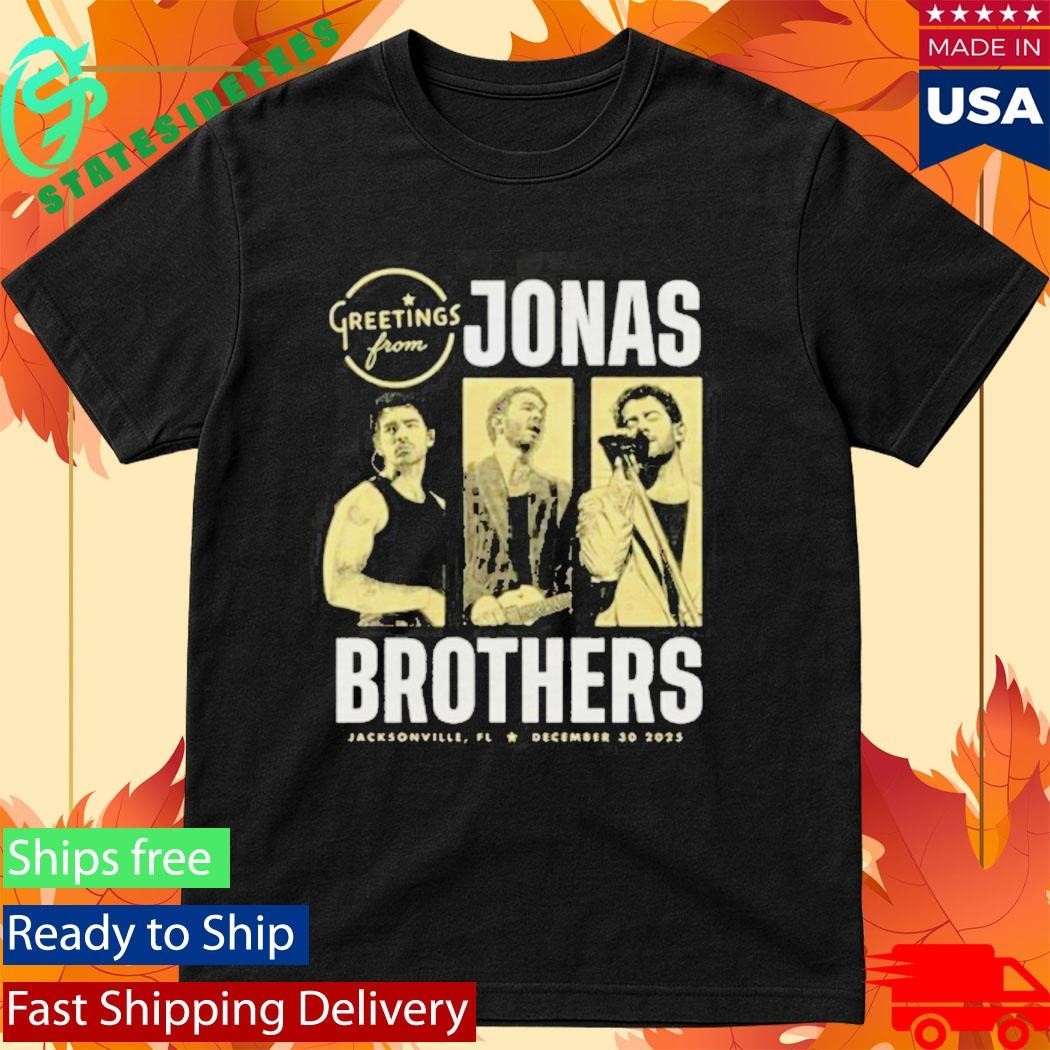 Jonas Brothers Greetings From Your Hometown Jacksonville Fl Shirt Unisex , , , Long Sleeve Tee
