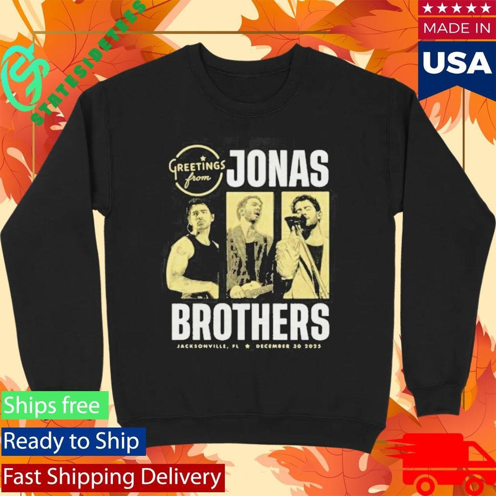 Jonas Brothers Greetings From Your Hometown Jacksonville Fl Shirt Unisex , , , Long Sleeve Tee