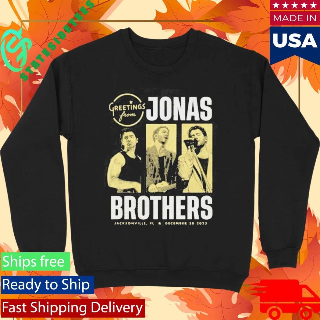 Jonas Brothers Greetings From Your Hometown Jacksonville Fl Shirt Unisex , , , Long Sleeve Tee