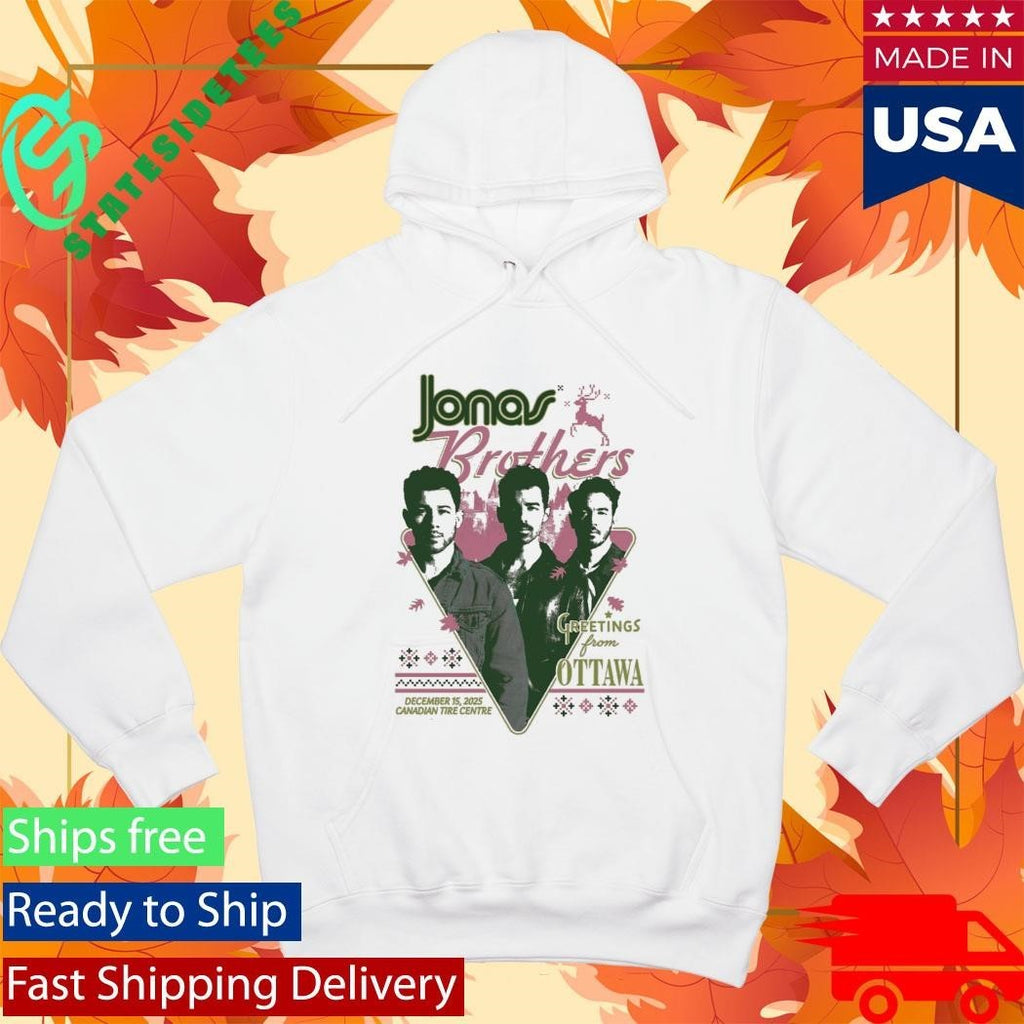 Jonas Brothers Greetings From Your Hometown Ottawa On Shirt Unisex , , , Long Sleeve Tee