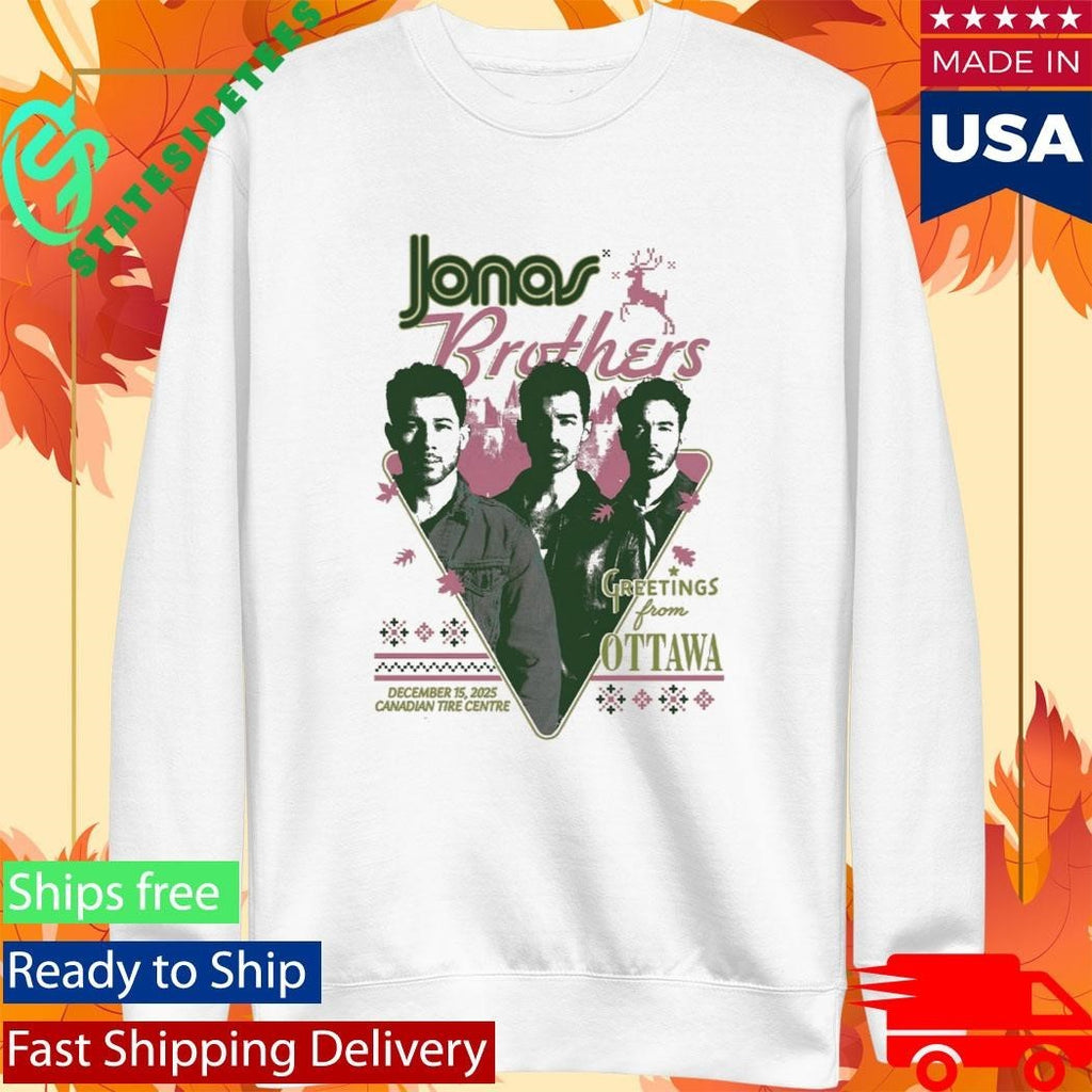 Jonas Brothers Greetings From Your Hometown Ottawa On Shirt Unisex , , , Long Sleeve Tee