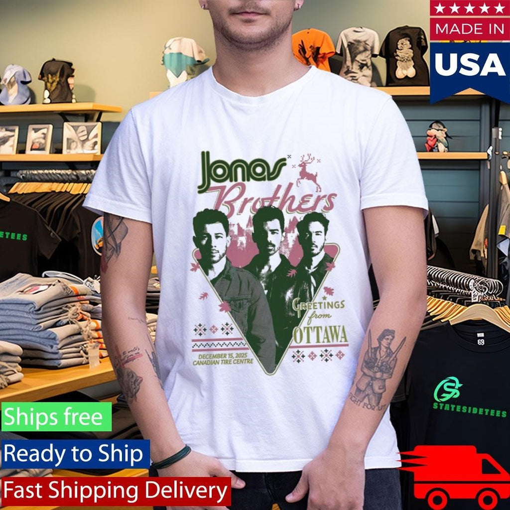 Jonas Brothers Greetings From Your Hometown Ottawa On Shirt Unisex , , , Long Sleeve Tee