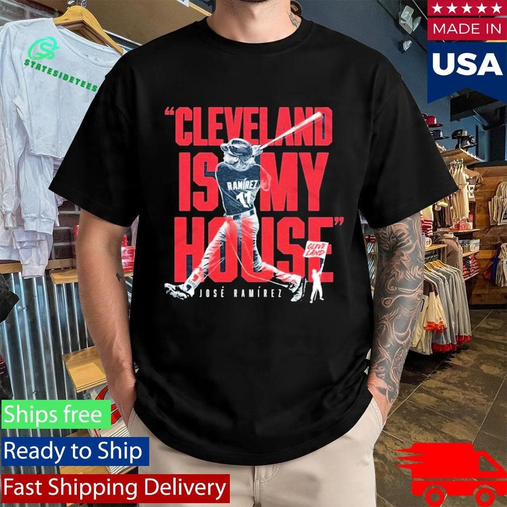 Jose Ramirez Cleveland Is My House Shirt Unisex , , , Long Sleeve Tee