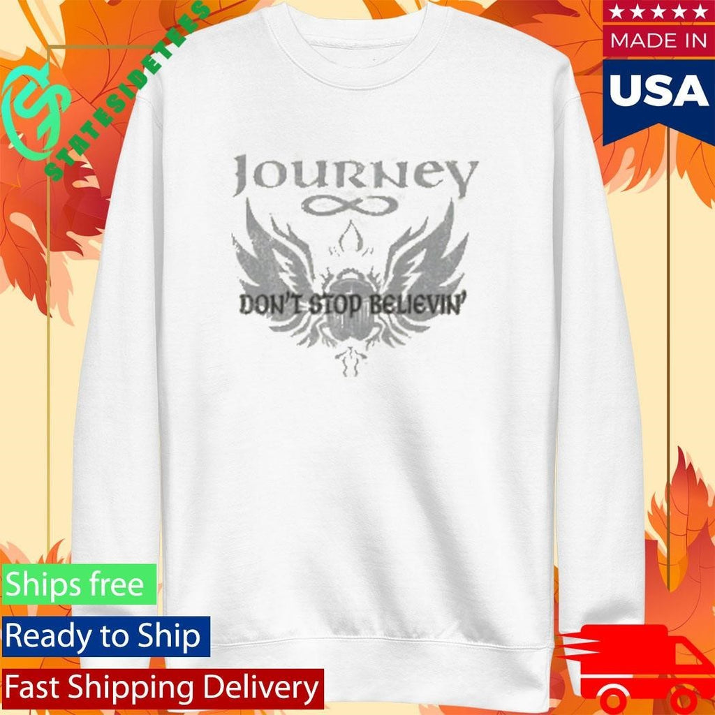 Journey Music Natural Don’t Stop Believin’ Shirt Unisex , , , Long Sleeve Tee