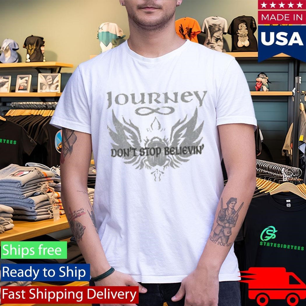 Journey Music Natural Don’t Stop Believin’ Shirt Unisex , , , Long Sleeve Tee