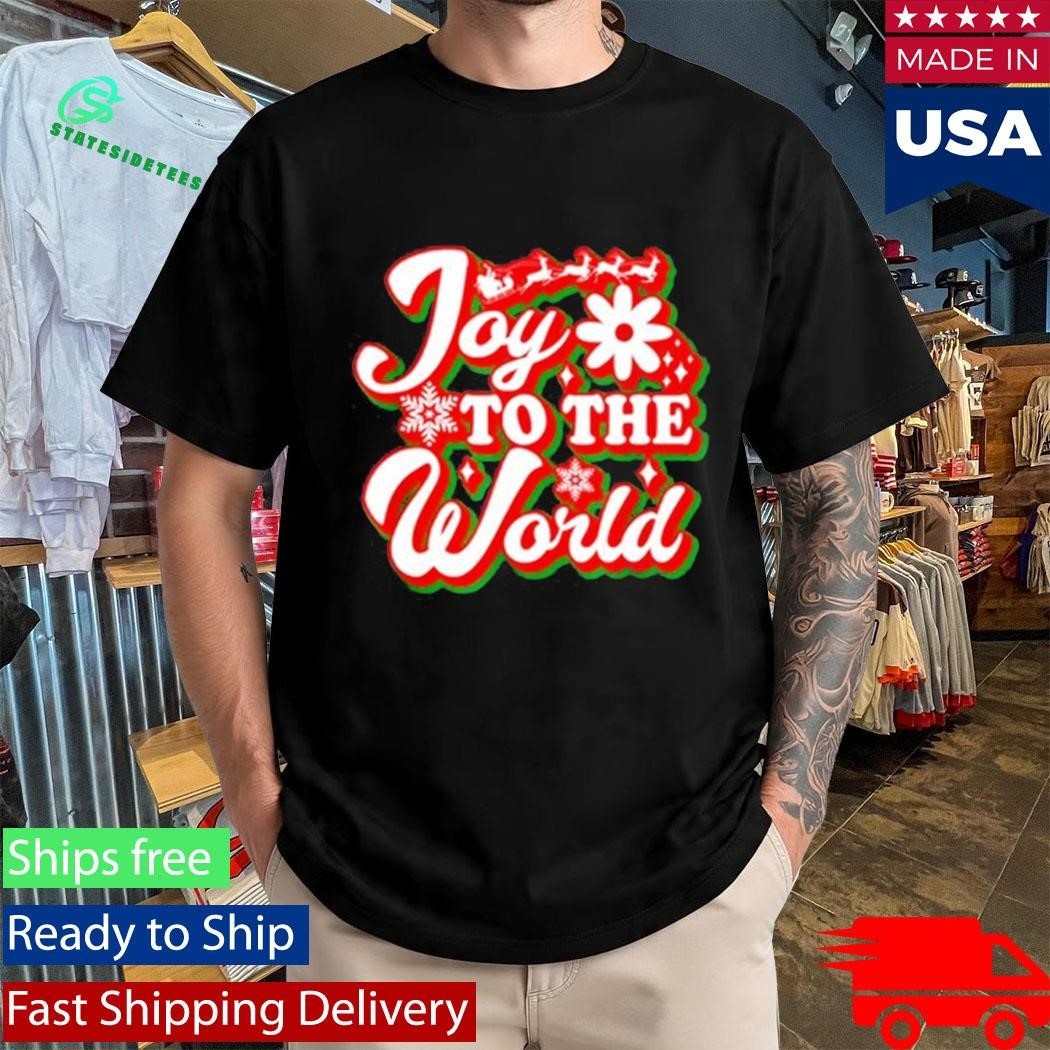 Joy To The World Funny Merry Christmas Shirt Unisex , , , Long Sleeve Tee
