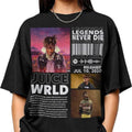 Juice Wrld Legend Never Die 90s Shirt Rapper Retro Juice Wrld'S Shirt Fan T-Shirts