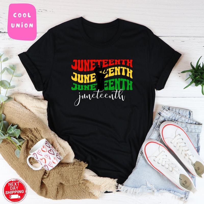 Juneteenth African American Celebration Black History Shirt 1865 Juneteenth T-Shirts