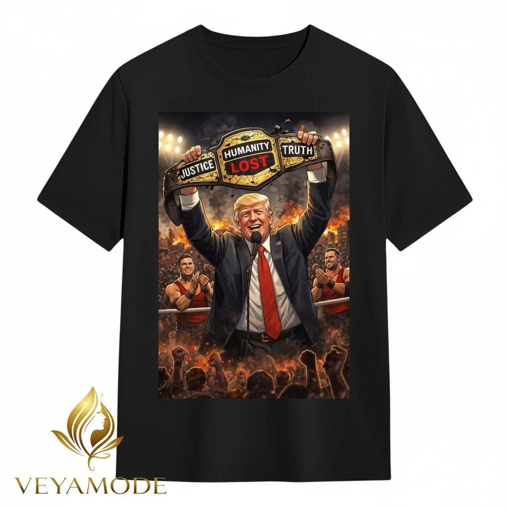 Justice Humanity Lost Truth Trump tee Unisex , , , Long Sleeve Tee