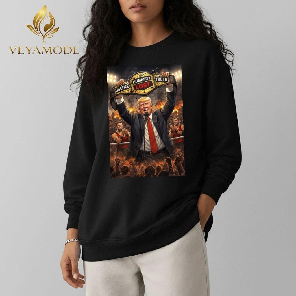 Justice Humanity Lost Truth Trump tee Unisex , , , Long Sleeve Tee